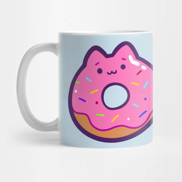 Cat Donut by giraffalope